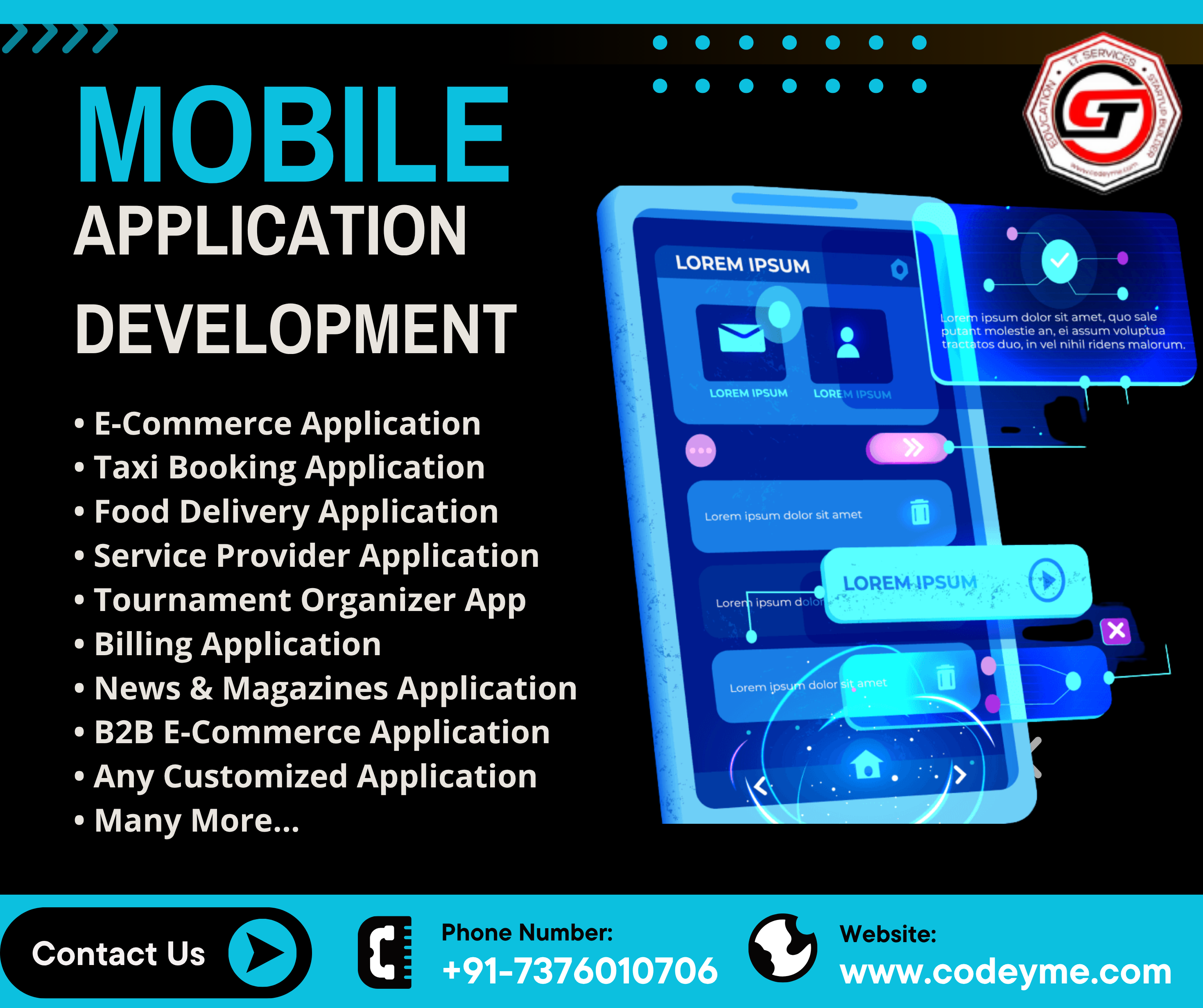 Mobile Application Development - Codeyme